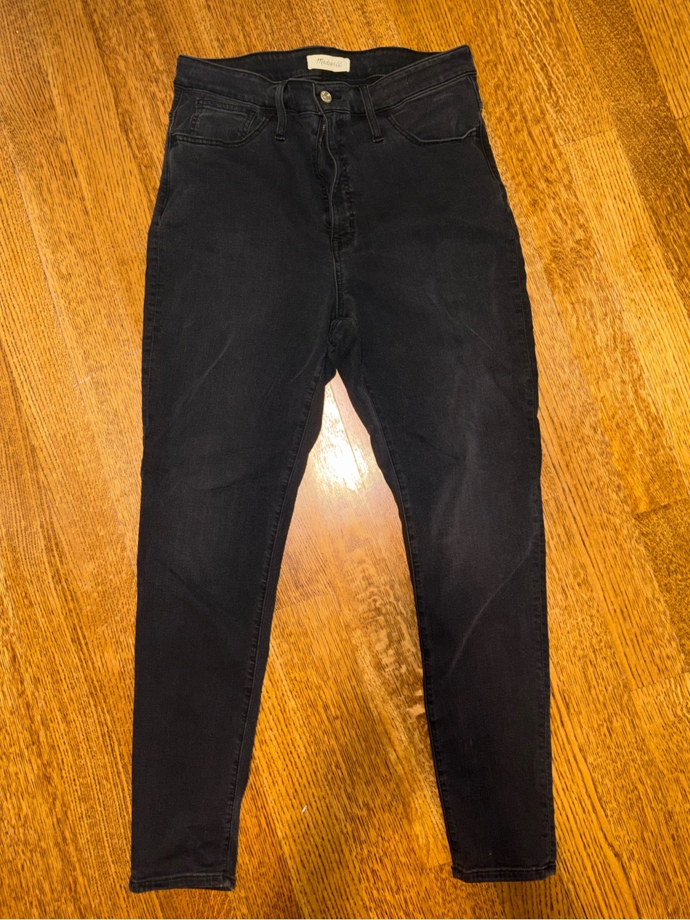 Madewell Black Curvy Roadtripper High Rise Jeans
